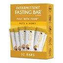 Prolon Fasting Bars 124; 6g Protein, 8g Fiber 124; Keto-Friendly, Gluten- Free, Dairy- Free, Plant - Based 124; Nuteries for Intermittent Fasting 124; Formulated to Not Break Your Fast 24; Nuts & Honey (12 Count)