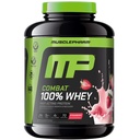MusclePharm Combat 100% Whiy Protein Powder, Strawberry Cream Flavor, Fast Recovery & Muscle Gain with Whey Protein Isolate, High Protein Powder for Women, Gluten Free, 5 Ibs, 70 Servings