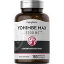 Piping Rock Yohimbe Suplemen untuk Pria 124; 180 Capsules 124; Max konsentrasi Ekstraksi 124; dengan Pausinystalia Yohimbe Yohimbe; Nun-GMO, Gluten Free Suplemen
