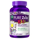 PURE Zzzs Kitz, Kids Melonain Gummy, Sleep Amount of Melonain untuk Anak-anak, dengan Chamomile dan Lavender, Melonain 1 mg, Melonalin Gummies Kids, Berry Flavored, 72 Sleep Gummies