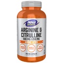 Nutres Olahraga SEKARANG, Arginine & Citrulline 500 mg / 250 mg, Amino Acids, 240 Veg Capsules