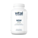 Nutrients Vital - MSM 1000 mg - Bentuk Alam dari Sulfur Organik - 240 Kapsul