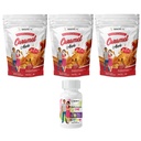 BariatricPal 90- Day Bariatric Vitamin Bundle (Multivitamin ONE 1 per hari! Capsule dengan 45mg Besi dan Calcium Citrate Soft Chews 500mg dengan Propoles - Caramel Apple)