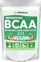 XPRS Nutra BCAA Powder - Amino Acids Suplement for Men - Suplemen BCAA Workout - Suplemen Gym Acids untuk Pemulihan Wanita untuk Pekerja Gym Post (8 Ounce)