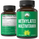 Metode Multivitamin + Methylated B Suplemen Kompleks. Dengan Trimethylglycine (TMG), L Methylfolat, Metil B12 + B1 + B2 + B6 Vitamin + Choline. Tambahan MTHFR untuk Perempuan & Pria.