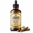 HERBALIOUS Licorice Root Extract (Glycyrrhiza glabra) - Ekstraksi cairan organik Herbal, 4 oz - Vegan, Non- GMO, Gluten- Free