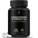 HUMANX Turkesteron & Tongkat Ali 900mg - Support Energy, Stamina, and Muscle Recovery and Growth - Turkesterone Supplemen - Tongkat Ali - Long Jack Extract (Eurycoma Longifolia)