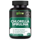 Lab Test Spirulina dan Chlorella Capsules 1000 mg Per Serve- Purest Non-Irrated Blue Green Algae - Best Raw Vegan Protein - Green Superfood