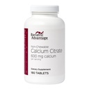 Bariatrik Advices Non Chewable Calcium Citrate - untuk Bariatric Bedah Pasien - 600 mg Calcium Per Serving with Vitamin D3 - Mineral Supplemen - 180 tablet