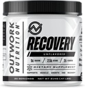Outwork Nutrition Post Workout Recoder - Creatine Monohydrate, KSM-66 Ashwagandha & Tart Cherry - Speeds Recovery, Eases Soreness - Creatine Powder for Men & Women, Unflashored, 240 Gr
