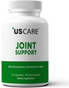 Tambahan Dukungan USCare Bersama Dengan Glucosamin, Turmeric, Boswellia, MSM dan More for Back, Lutut, Tangan