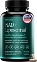 NAD+ Supplement 500mg with Resveratrol & CoQ10 for Cellular Energy, 60 Ct
