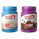 Bundle of Premier Protein 100% Whiy Powder Tubs, Chocolate Milkshake + Vanilla Milkshake
