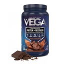 Vega Sport Vegan Powder + Recovery - 30g Plant Based Protein per Serving, Chocolate, 19 Servings, 5g BCAAs, Progories, NSF Certifikasi, Untuk Shakes & Smoothies, 1.8lbs (Paket May Vary)