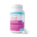 Szio + Utiva D-Mannose 500mg Capsules - Alami Flush The Bladder and Urinary Tract - UTI Avovation - D Mannose Suplemen untuk Perempuan - Mendukung Penyimpangan Tract Uriner Infeksi, 120 Capsules