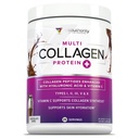 Multi Collagen Peptides Powder for Women - Chocolate Collagen Powder untuk Perempuan dengan Types I II V & X Vitamin C & Hyaluronic Acid for Hair Skin and Nails (Chocolate) - 30 Servings