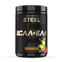 Suplemen Steel 124; Performance Tinggi BCAA bedak EAA 124. Prootes Lean Muscle Growth and Wordout Endurance 124; 2: 1: 1 Rasio untuk Reciver Muscle Lebih cepat 30 Servings.