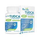 Suplemen TudCA 2200MG dengan Milk Thistle 12- 1Formula Liver, Suplemen Bile Salts untuk Liver Cleanse & Detox, Bile Flow & Gallnull Dukungan 60 Kapsul