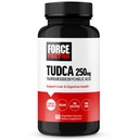 Force Factor TudCA Liver Supplement, Powerful Bile Salt for Gallbrew Health and Liver, Taursodeoxycholic Acid, Clinical Dose, Vegan Friendly, Non-GMO, 60 Vegetable Capsules