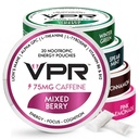 VPR 75mg Caffeine Nootropic Pouches 126; 20 Count Energy Pouches dengan Lion 's Mane, Alpha- GPC, Vitamin B6 & B12, L- Theanine, dan L-Tyrosine 124; Tentunya Flavored Focus Pouches dengan No Sugar 124; Variety Pack