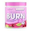 Obvi Collagenic Burn Powder 126; Collagen Peptide Blend dengan GBB, Ashwagandha & Green Coffee 124; Boosts Metabolisme, Energy, and Wellness 124; Supports Skin, Hair, Nails, Joints Ath4; Cherry Limeade 25 Servings