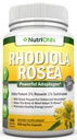 Rhodiola Rocea - 500mg - 180 Vegan Capsules - 3% Rosavin 1% Salidroside Ekstraksi - Non-GMO - dengan Pepper Hitam untuk Enhanced Absorpsi - 6 Bulan Suppplemen Energi & Stamina