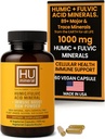 Humic & Fulvic Acid Supplement Kapsul - Plant Organik Berbasis Acid Fulvic Supplemen Fulvic- Humic Mineral Blend for Detox & Absorpsi 60 ct