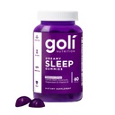 Goli Dreamy Sleep Gummy - 60 Count - Melonatin, Vitamin D, Magnesium, dan Lemon Balm Extract - Glatin- Free, Gluten- Free, Vegan & Non-GMO