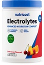 Nutricost Electrolite Complex Powder (60 Servis, Fruit) - suplemen Hidration Minum Mix dengan Vitamin dan Mineral