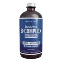 Kompleks BioActive Vitamin B - Stream Darah, Kompleks B Methylated - Bentuk Methylfolat, 3 Bentuk BioAktif B12, BenfoPure L. B1 & Pantesin ® B5 - 12 B Vitamin dalam Clinical Doses - Liquid 8 oz