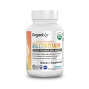 Organixx Vegan Multivitamin for Women & Men, with Vitamin C, D3, Vitamin B Complex, Progories, Organic Fruits and Vegetable, Supports Digetives, Gut Health, Imune Support, 90 Gel Capsules