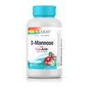 SOLARAY D- Mannose with CranActin, 60 Vegetarian Capsules