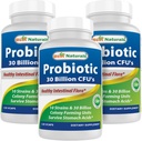 Terbaik Probiotis 10 Strain 30 Milyar Shelf Stabil 120 Veggie Caps (120 Cacah 3)