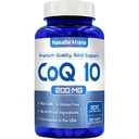 CoQ10 200mg Capsules 124; Vegan Friendly Coenzim Q10 200mg dari Suplemen Absorpsi Mudah Ubiquinone untuk Dukungan Skin Heart dan Energi; Dibuat di Amerika Serikat dalam Fasilitas CGMP (200 Pelayan)