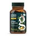 Gaia Herbs Ginger Supreme - Supports Heally Divalry and Relieves Occational Nausea - with Organic Ginger Root and Turmeric - 60 Vegan Liquid Phyto- Capales (60- Day Supply)