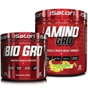 iSatori Bio- GRA Synthetic Amplifier - Unflashored (60 Servings) & iSatori Amino- GRO BCAA Powder - Frosted Lemonade (30 Pelayan)