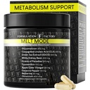 Formulasi Pabrik Metabolisme Booster - Melt Mode Thermogenic Alam Dukungan dengan Glucomannan, L- Carnitine Tea Extract - Advanced Satiety & Energy - 120 Kasules, 2 Pasokan Bulan