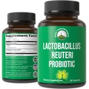 Lacrosnillus Reuteri 50 Miliar CFU Progities with Clinical Studically PreticX ® XOS Prebiotic - Probiotic Capsules for Gut Health and Digetical Support