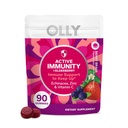 OLLY Imunity Gummy, Imune Dukung, Elderberry, Zinc, Vitamin C, Tambahan, Berry - 90 Cacah