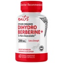 Fusions Alam Dihydroberberine Tambahan 200mg 60 Capsules - dengan Ceylon Cinnamon, 5X More Efektif Dari Supplemen Reguler Berberin HCL - Nutri
