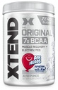Scivation Xtend XEND Original BCAA Powder Airheads Candy Flavor, 7g BCAA dan 2.5g L-Glutamine, Sugar Post Workout Muscle Recovery Dine dengan Acids Amino for Men & Women, 30 Servings