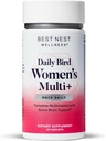 Suplemen Dukungan Kesehatan Otak & Tubuh Nest Terbaik - Tambahan Besi Lembut untuk Dukungan Energi - Metode Vitamin - 30 Kapsul
