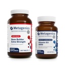 Metagenik Bundle - Bone Builder Ekstra Kekuatan & D3 5000- 180 Tablet Bone Builder * - 20 Softgels D3 5000 untuk Imune Dukungan & Heart Health *