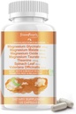 Magnesium Glycinate 500 mg per Serving, dengan Malate, Tauate & Oxide, Magnesium Suplemen untuk Muscle, Bone, Sleep dan Disolve Dukungan, 120 Vegan Capsules, Non-GMO