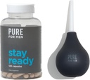 Murni untuk Men Stay Ready Fiber Suplemen (120 Ct) + Bum Bulb Anal Douche Kit