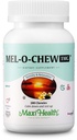 Maxi Health 1mg Melatonin Chewables - Orang dewasa & Anak Melonatin untuk Encourage Natural Sleep - Non-Habit Membentuk Suplemen Kosher Sleep dengan Enzymax for Fast- Acting Support (200 Units)