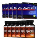 Enzyte & Ogoplex Bundle 124; Vitalitas Pria Alami + Prostate & Urinary Health Support - 6- Pack of Each Bundle