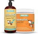WONDER PAWS Omega Max Fish Oil Plus Probiotic Chews - for Dog Joint Health, Skin Moilets, Gut Health & Daily Wellness - Omega Max 16 Ounces - Probiotic 90 Chews
