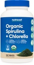 Limo Spirulina Organik + Chlorella (3.000mg) 360 Tablet - USDA Organik, 1.500mg Spirulina, 1.500mg Chlorella, Vegan, GMO- Free, Gluten- Free, 60 Servings