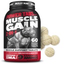 Bully Max 2-in- 1 Muscle Builder Tablets Chewable untuk Puppy & Adult Dogs - Puppy & Dog Vitamin & Suplemen untuk Muscle Gain & Growth - Ultimate Canine Multivitamin untuk All Breeds & Ages - 60 Tab